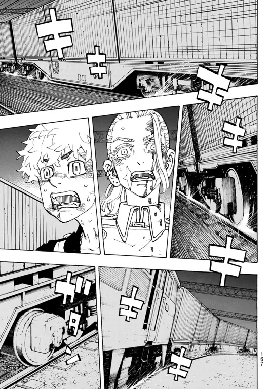 Potret karakter utama dan pendukung di Chapter 257 Karakter-karakter di Tokyo Revengers Chapter 257
