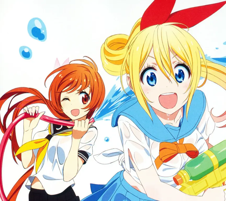 Potret karakter utama Nisekoi Karakter-karakter utama dalam anime Nisekoi