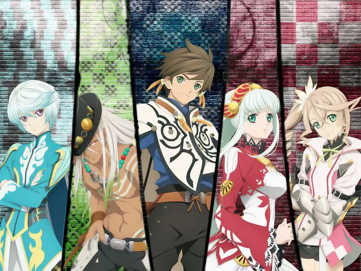 Gambar para karakter utama Tales of Zestiria the X