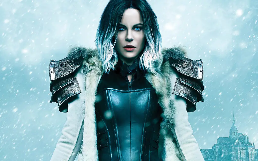 Kate Beckinsale sebagai Selene dalam film Underworld