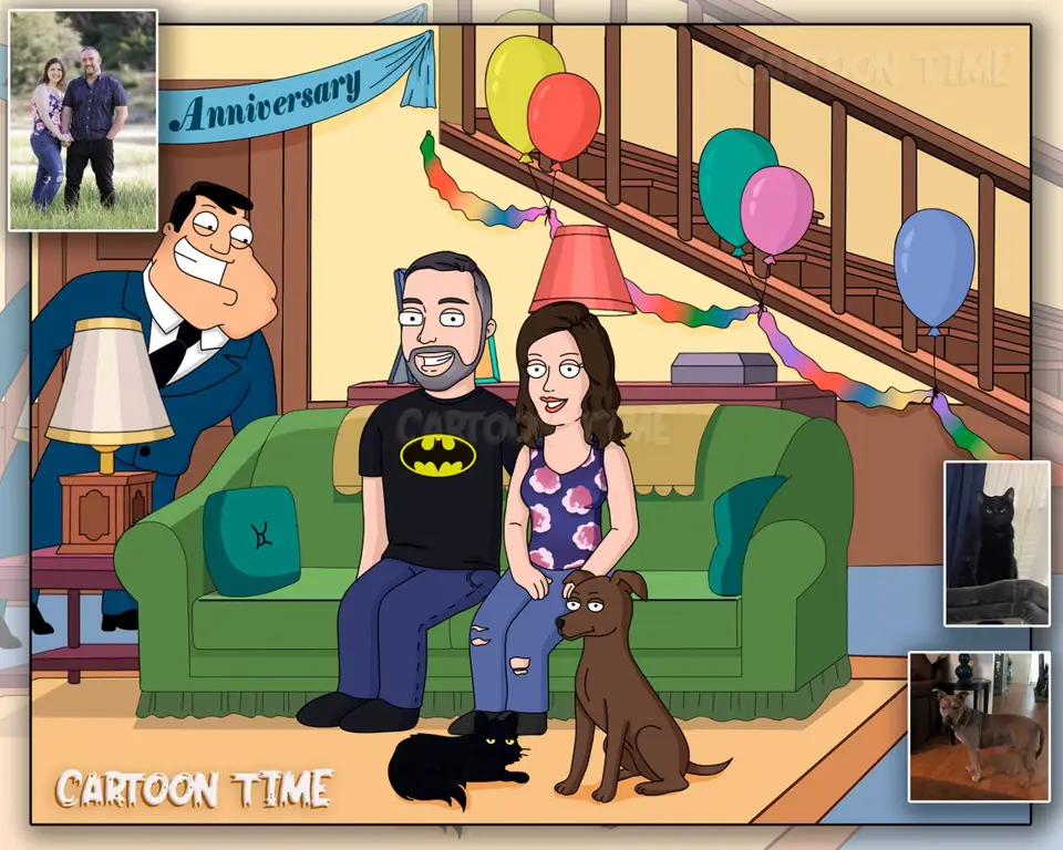 Gambar keluarga Smith dalam American Dad