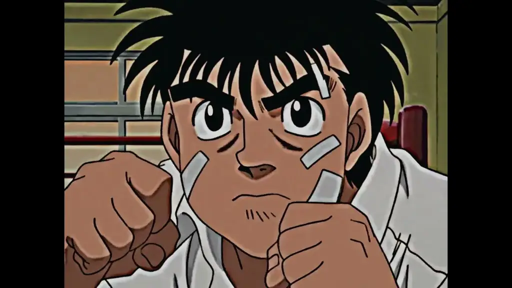 Gambar Ippo Makunouchi berlatih keras