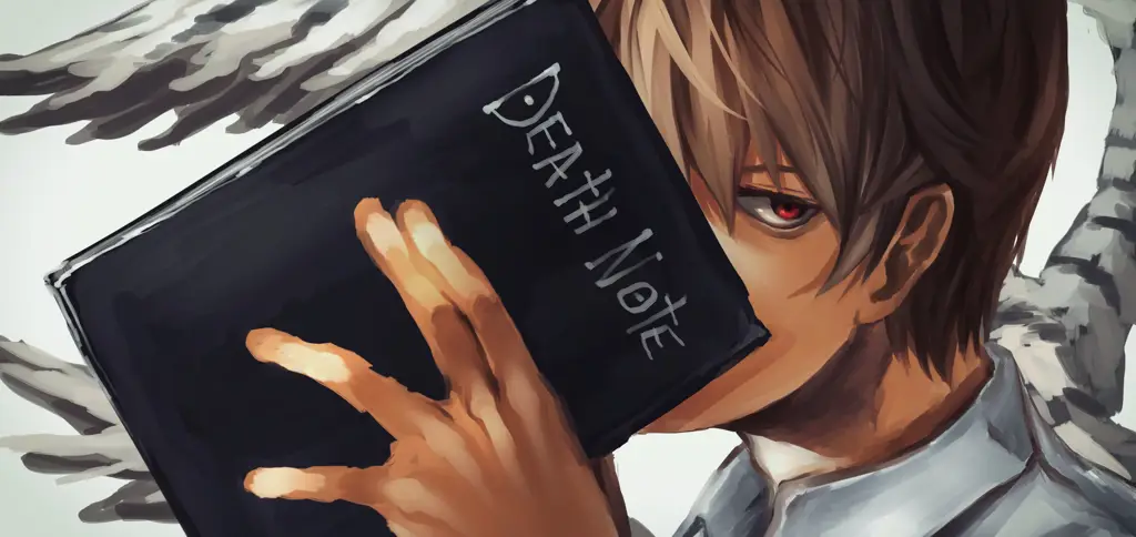 Gambar Light Yagami dan L dari Death Note