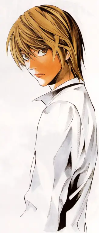 Gambar Light Yagami dan L dari Death Note