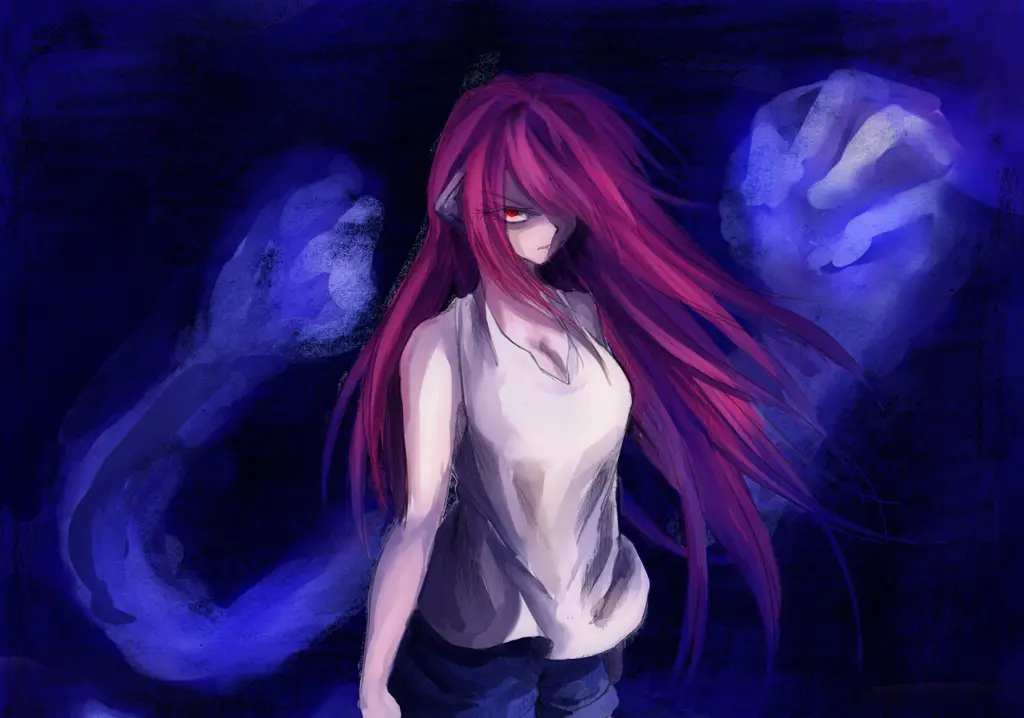 Gambar Lucy dari Elfen Lied