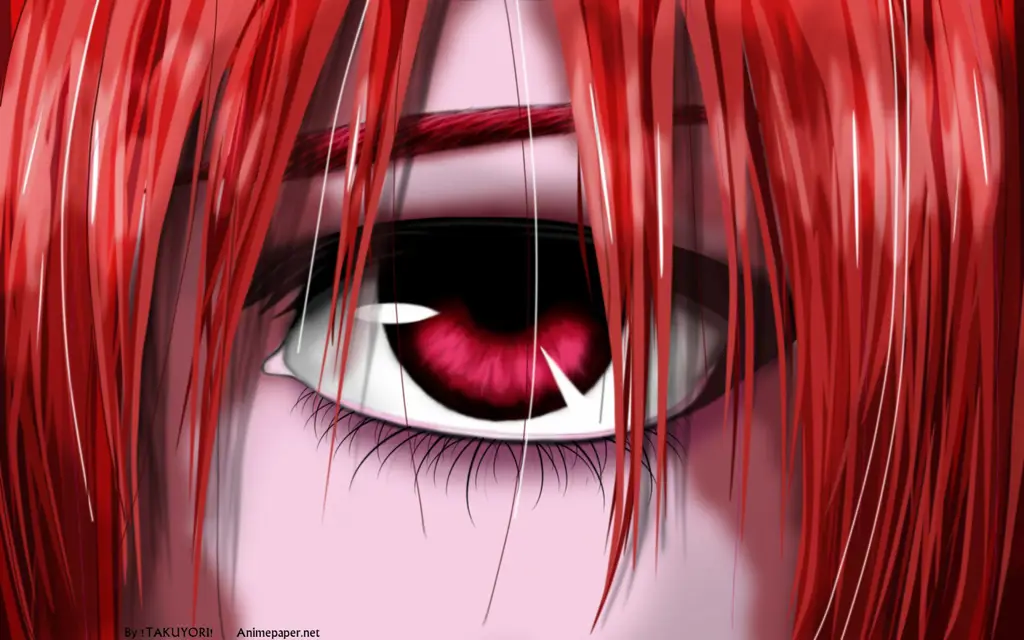 Gambar Lucy dari Elfen Lied