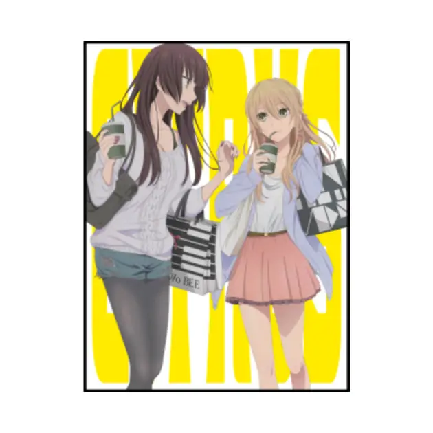 Karakter Mei dan Yuzu dalam anime Citrus