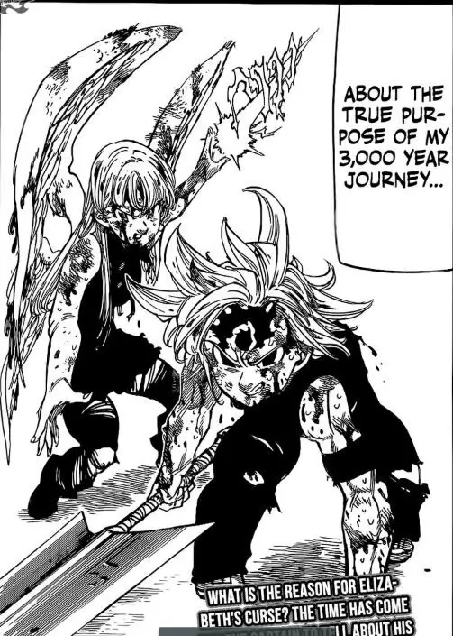 Gambar Meliodas dan Elizabeth dari Seven Deadly Sins