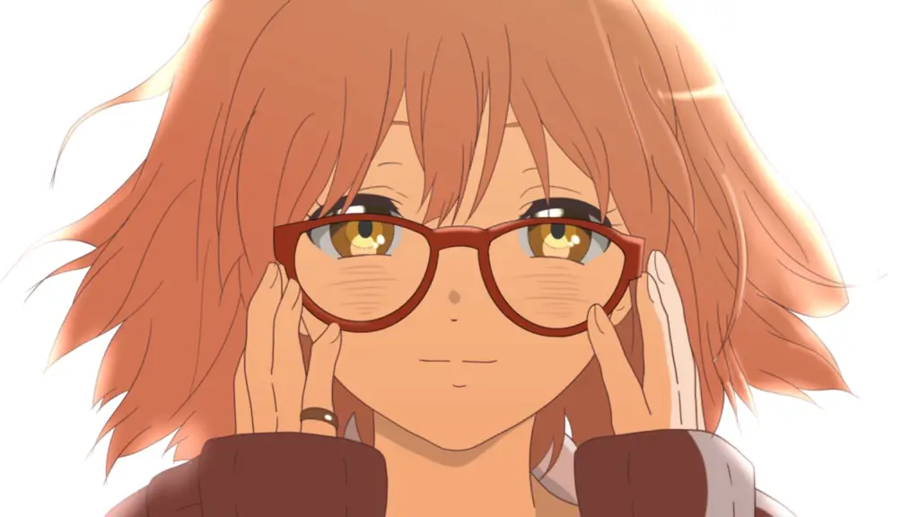 Gambar Mirai Kuriyama dari anime Beyond the Boundary