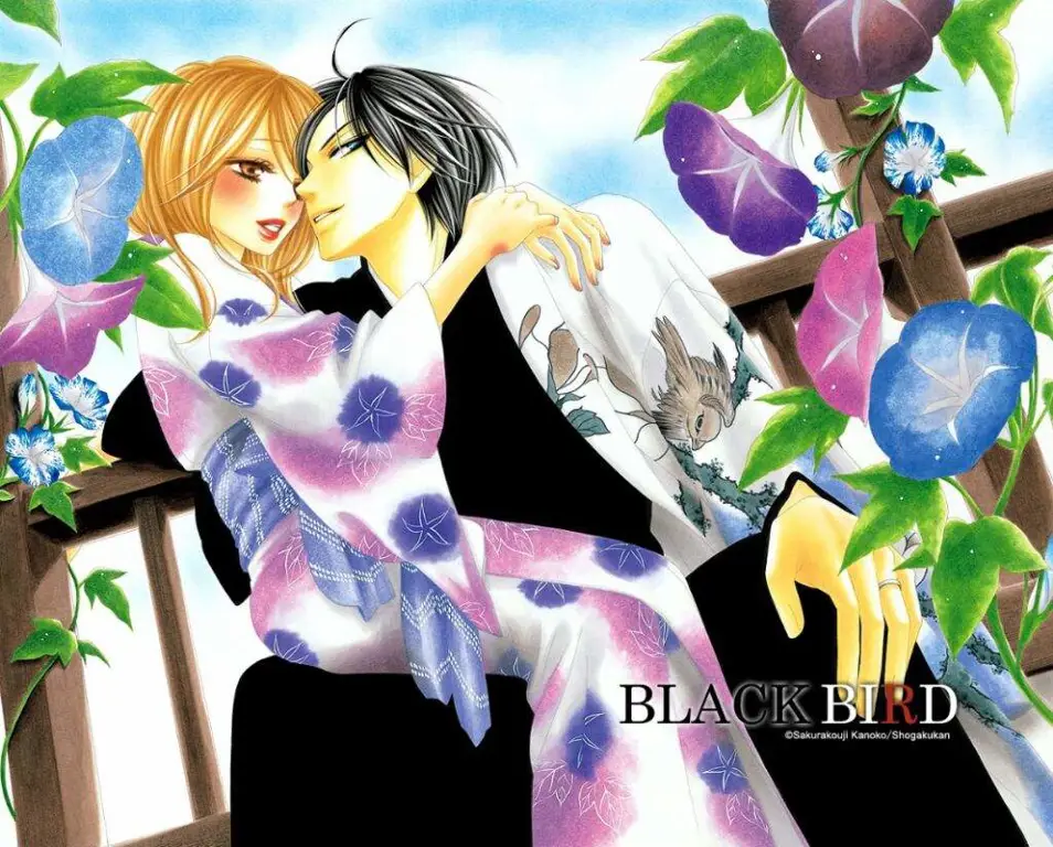 Gambar Misaki dari anime Black Bird