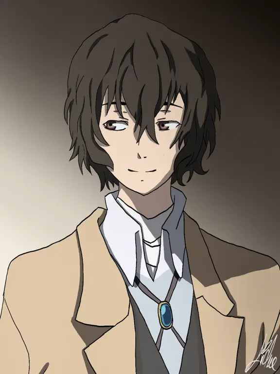 Gambar Osamu Dazai dalam anime