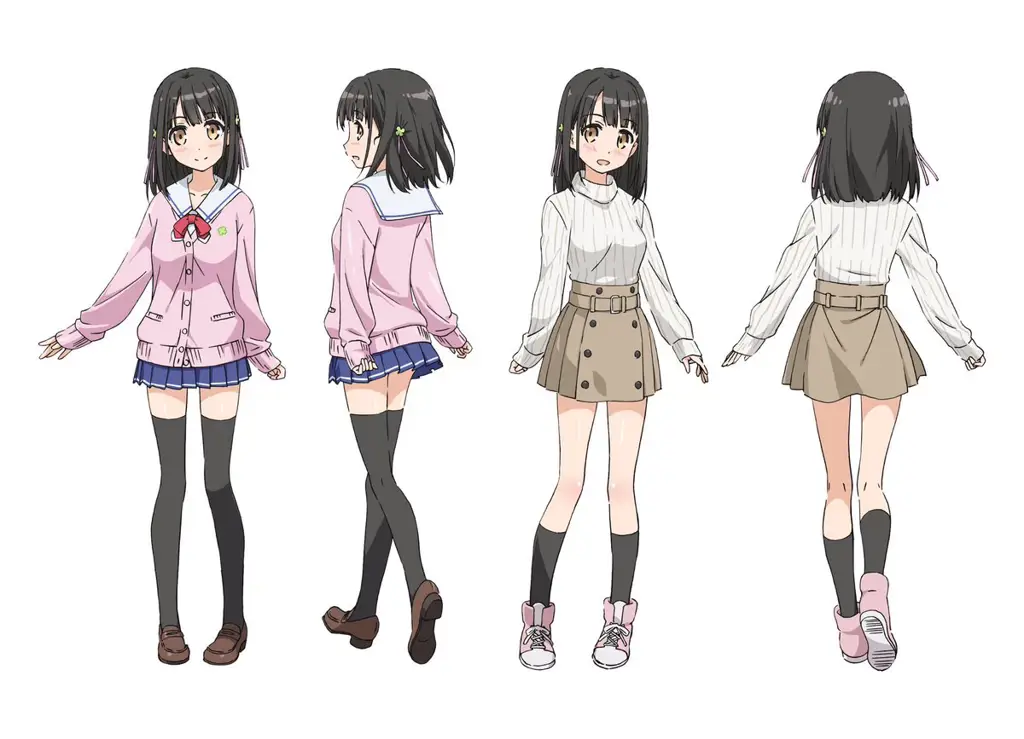 Potret para karakter Anime One Room Karakter-karakter utama dalam Anime One Room