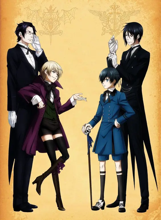 Karakter-karakter utama dalam Black Butler