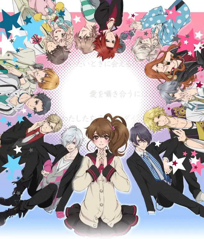 Para karakter dalam anime Brothers Conflict