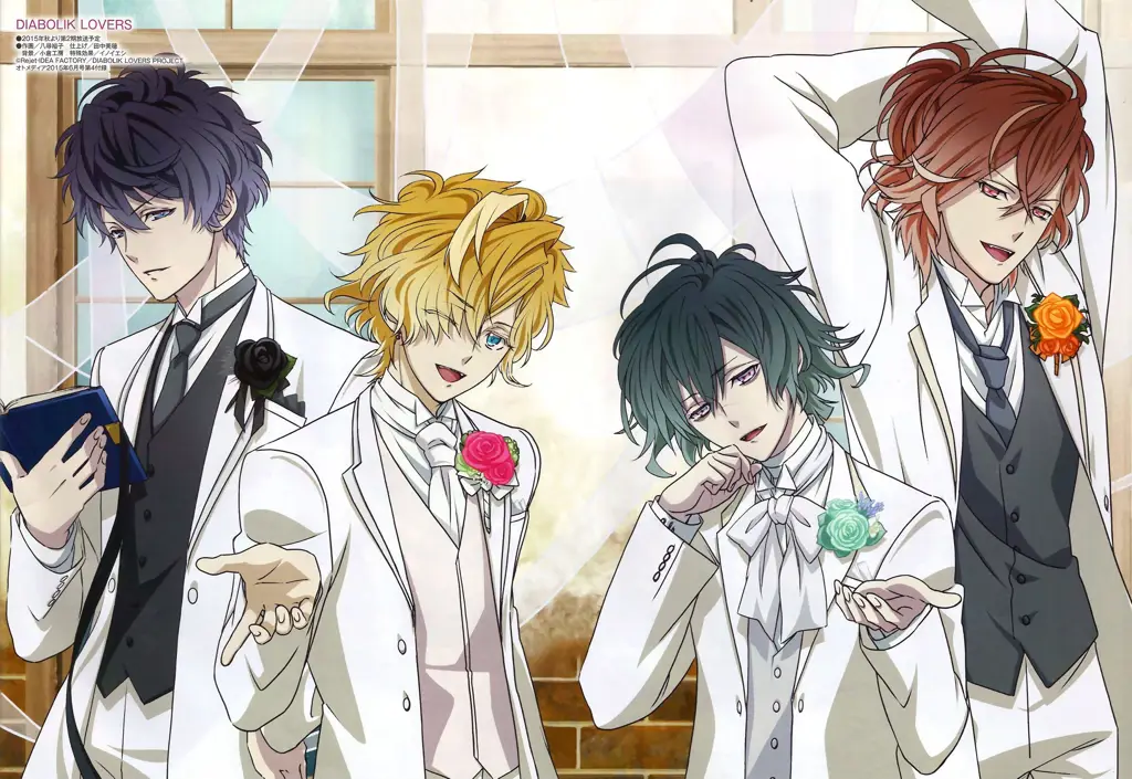 Para karakter utama Diabolik Lovers anime