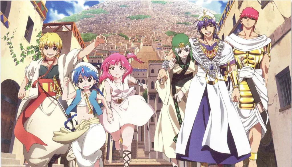 Karakter-karakter utama di Magi: The Labyrinth of Magic