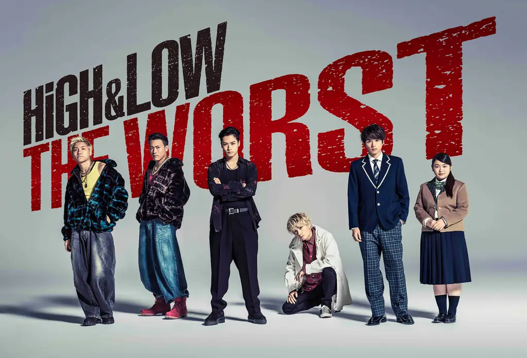 Para karakter dalam serial High & Low The Worst