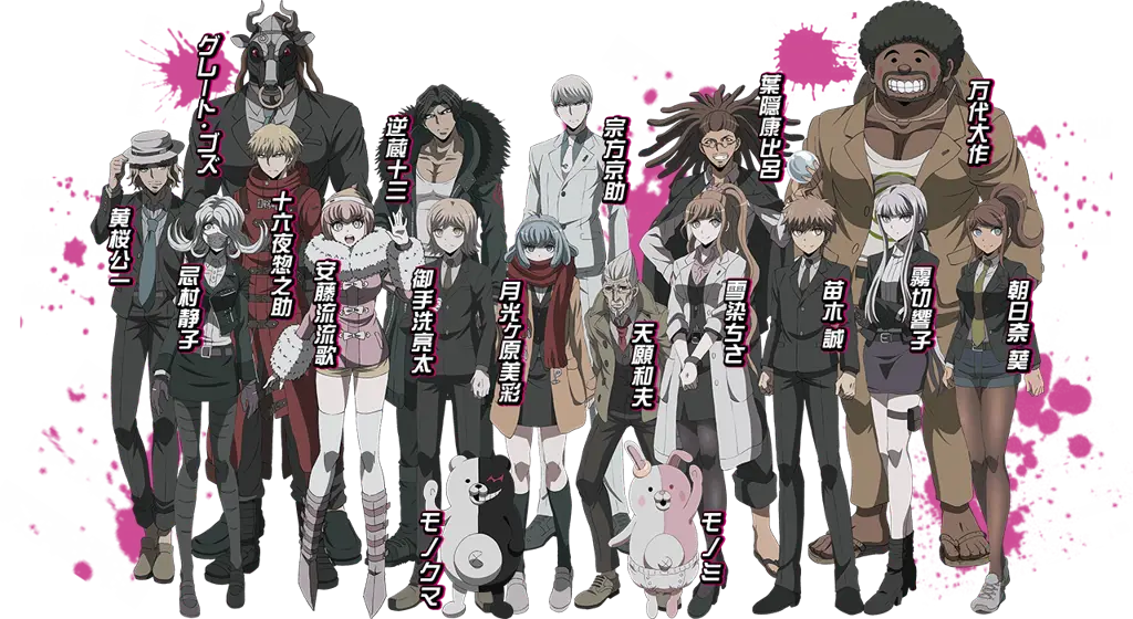 Gambar para karakter utama Danganronpa 3