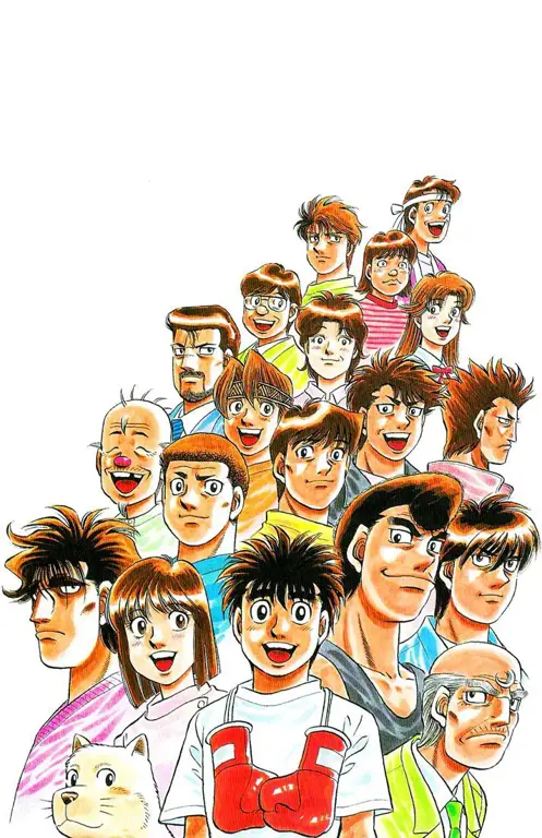 Karakter-karakter utama dalam anime Hajime no Ippo