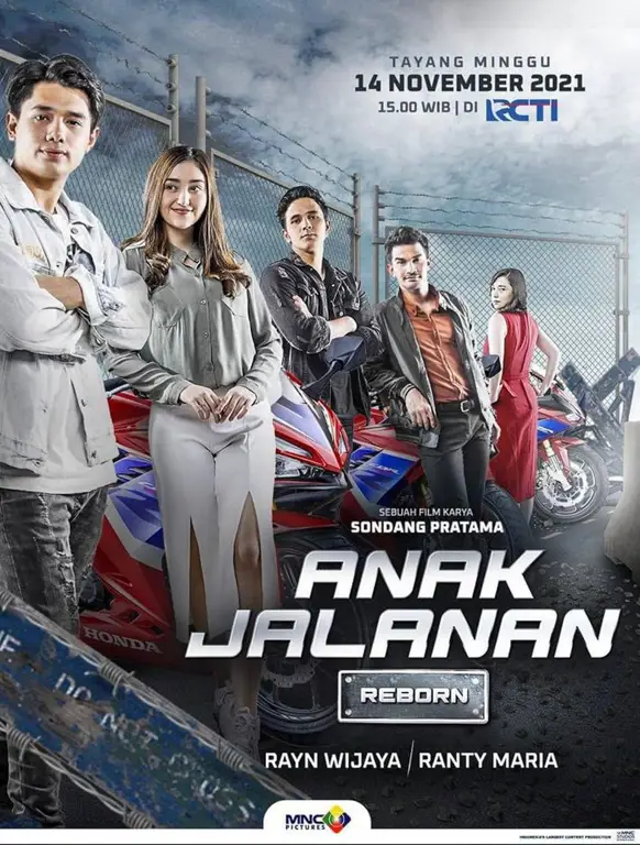 Potret para pemain Anak Jalanan Para pemain sinetron Anak Jalanan