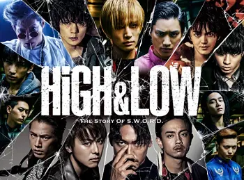 Potret para pemain utama film High & Low The Movie Para pemain film High & Low The Movie