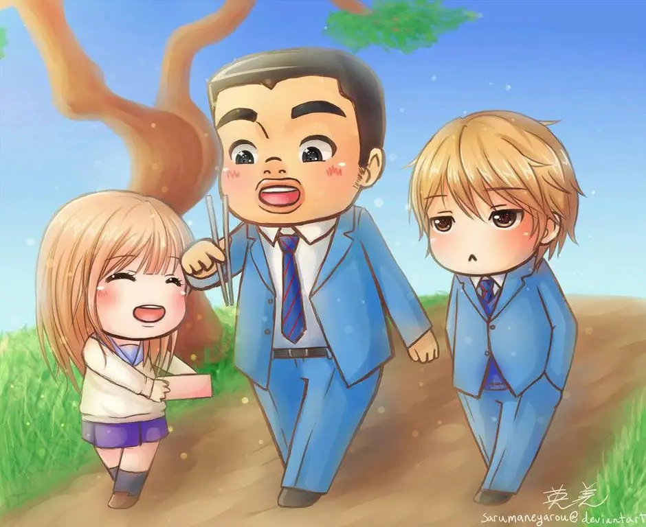 Potret para tokoh utama dalam kisah Ore Monogatari Karakter-karakter utama dalam anime Ore Monogatari