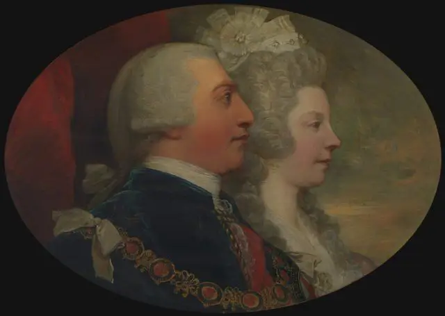 Gambar Ratu Charlotte dan Raja George III