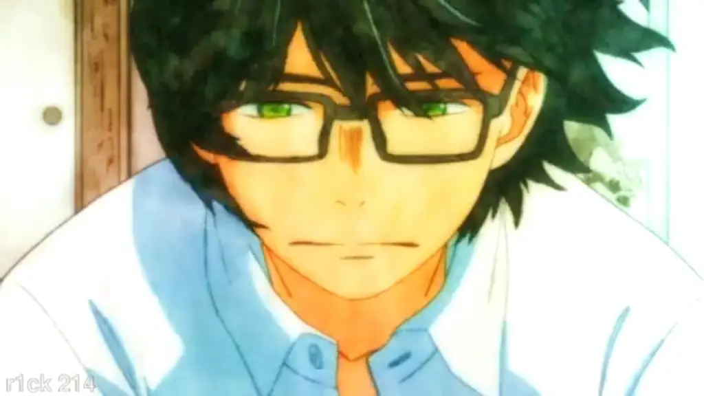 Gambar Rei Kiriyama, karakter utama Sangatsu no Lion