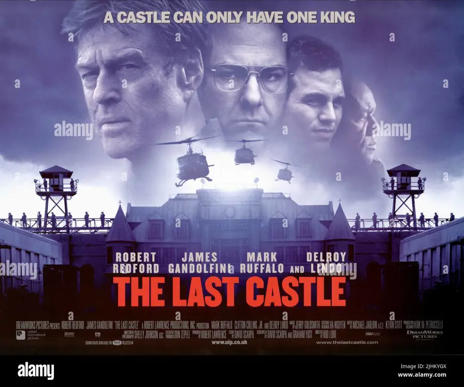 Robert Redford sebagai Jenderal Irwin dalam film The Last Castle