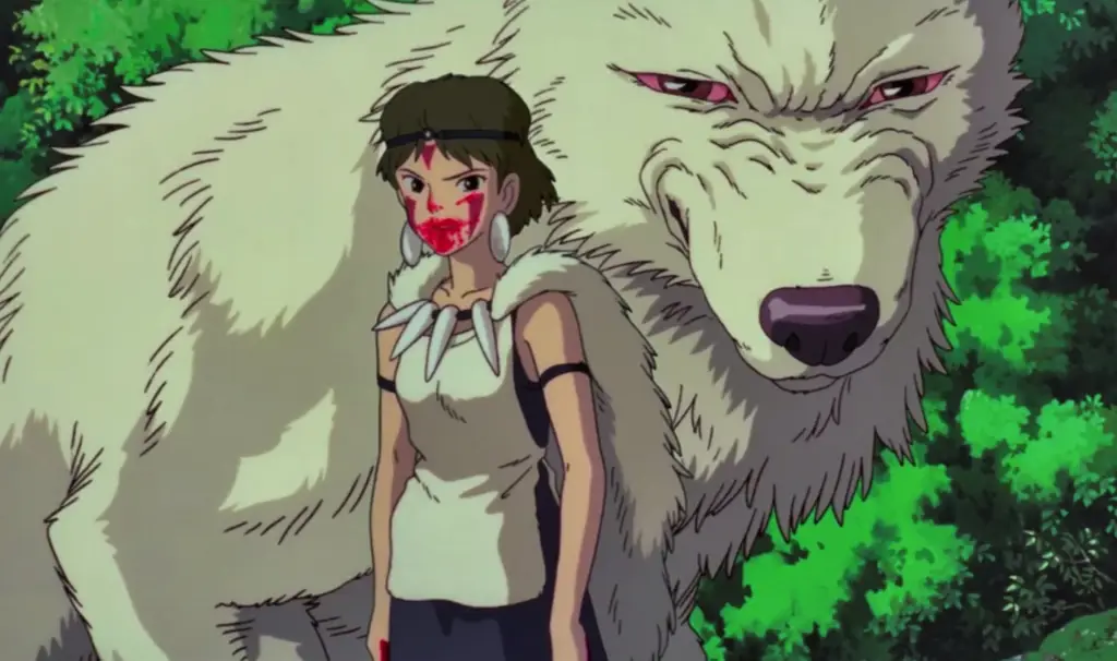 San, karakter utama dari Princess Mononoke