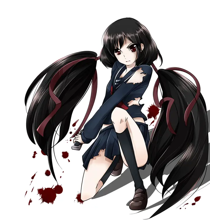 Gambar Saya Kisaragi dari anime Blood-C