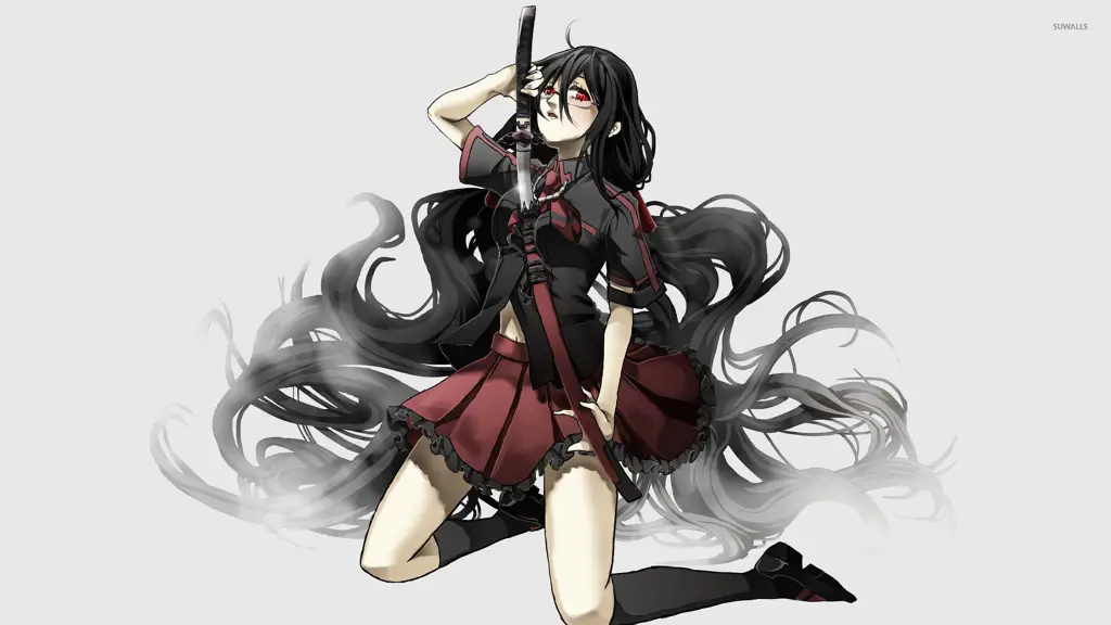 Saya Kisaragi, tokoh utama dalam anime Blood-C