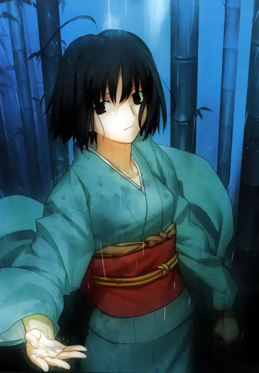 Gambar Shiki Ryougi dari Kara no Kyoukai