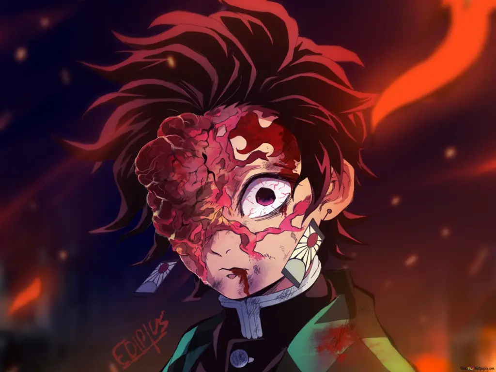 Gambar Tanjiro Kamado dari Kimetsu no Yaiba