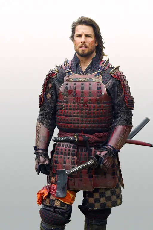 Tom Cruise sebagai Nathan Algren dalam film The Last Samurai