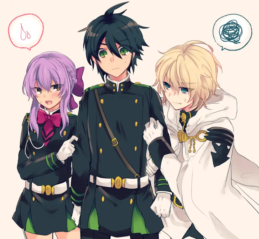 Gambar Yuichiro Hyakuya dari Owari no Seraph