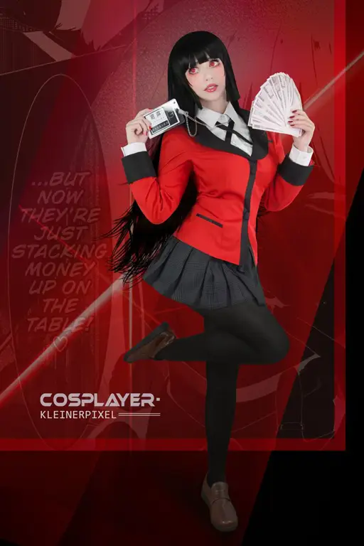 Gambar Yumeko Jabami, karakter utama Kakegurui