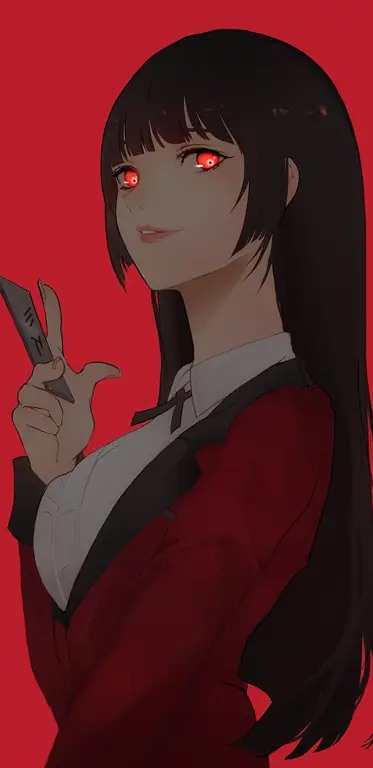 Yumeko Jabami dalam Kakegurui the Movie