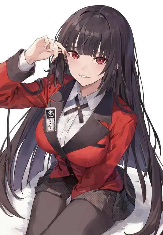 Gambar Yumeko Jabami dari anime Kakegurui