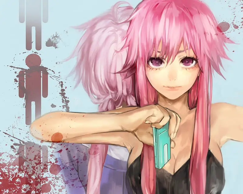 Gambar Yuno Gasai dari anime Future Diary