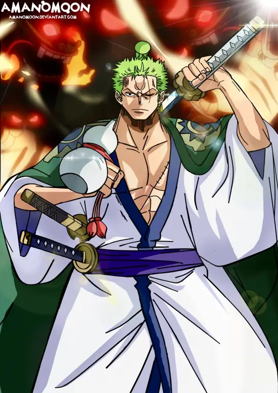 Gambar Zoro dari One Piece