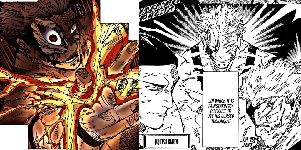 Gambar prediksi tanggal rilis Jujutsu Kaisen chapter 259