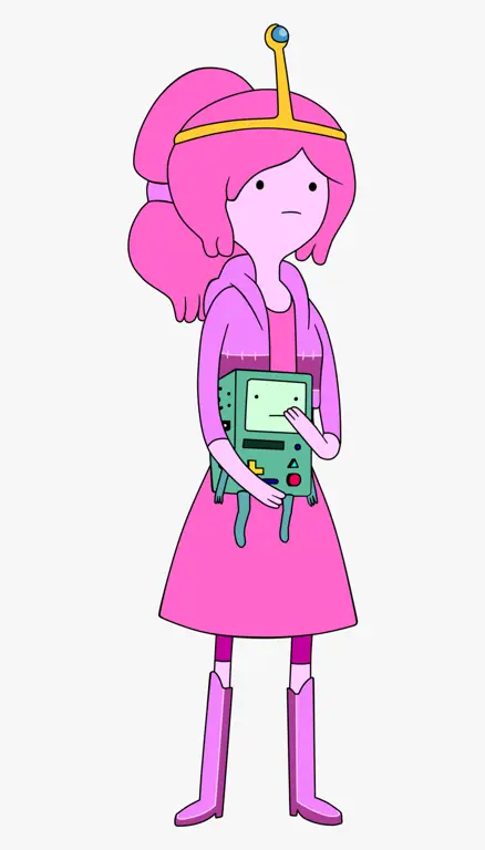 Gambar Princess Bubblegum di laboratoriumnya