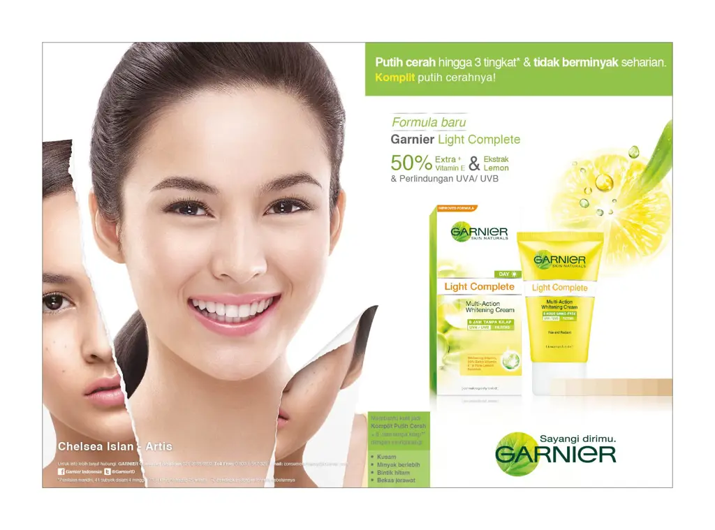 Berbagai produk Garnier untuk mencerahkan kulit