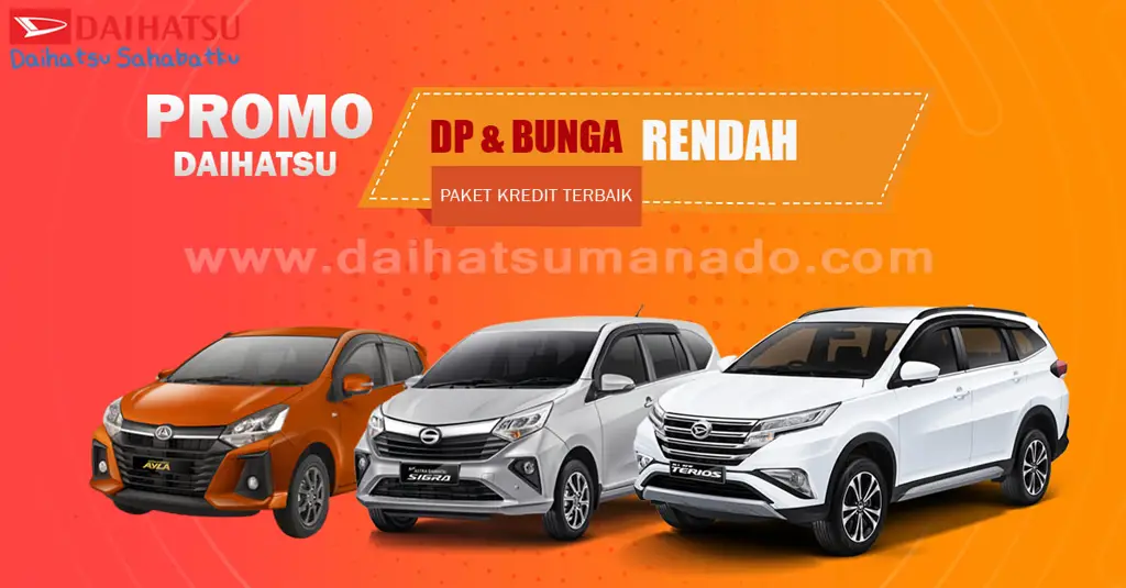 Contoh banner promo Daihatsu