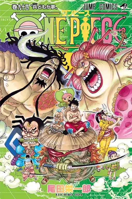 Gambar promosi arc Wano di One Piece