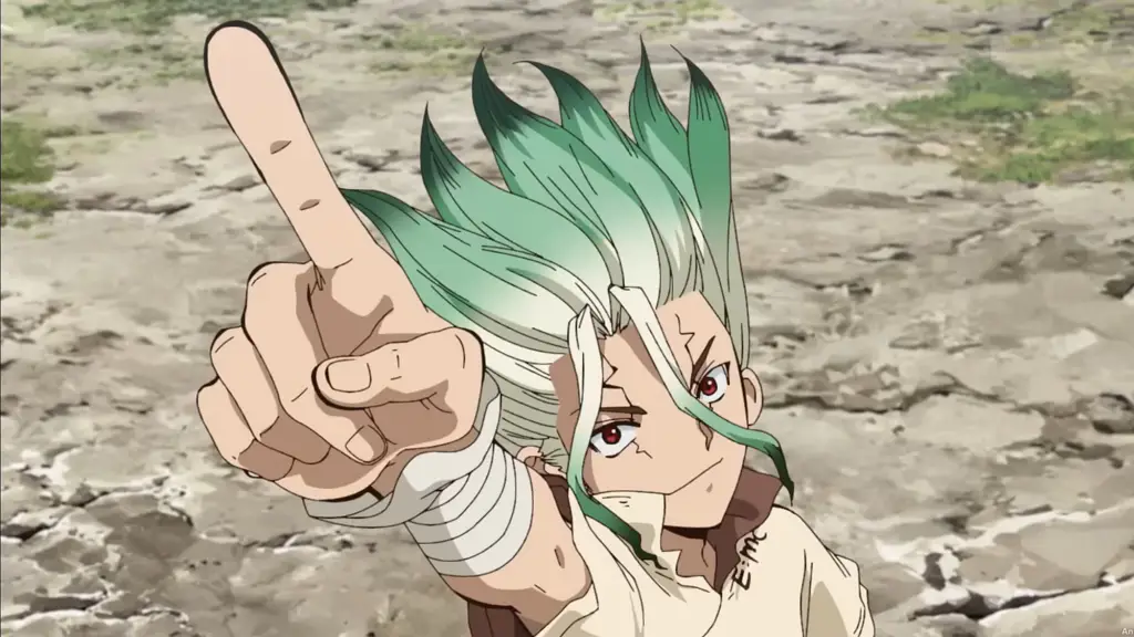 Gambar kunci dari season 3 Dr. Stone