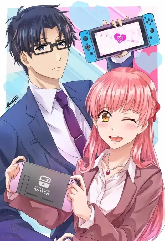 Visual kunci dari Wotakoi OVA 2