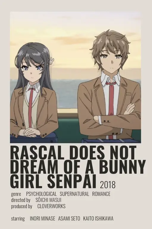 Gambar promosi anime Seishun Buta Yarou wa Bunny Girl Senpai