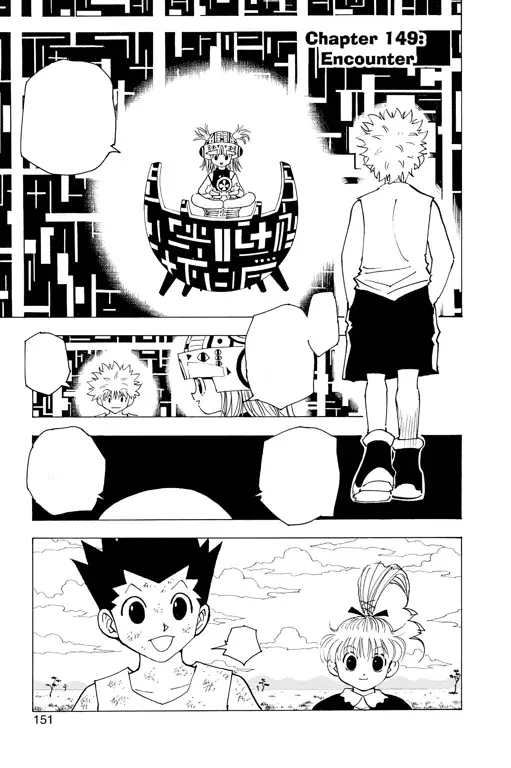 Gambar halaman-halaman manga Hunter x Hunter